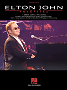 Elton John Favorites piano sheet music cover